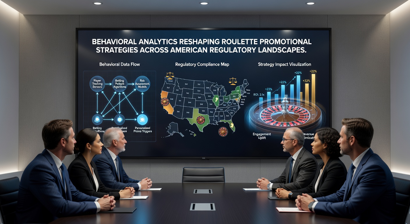 Analytics team reviewing segmented roulette player cohorts on multiple monitors
