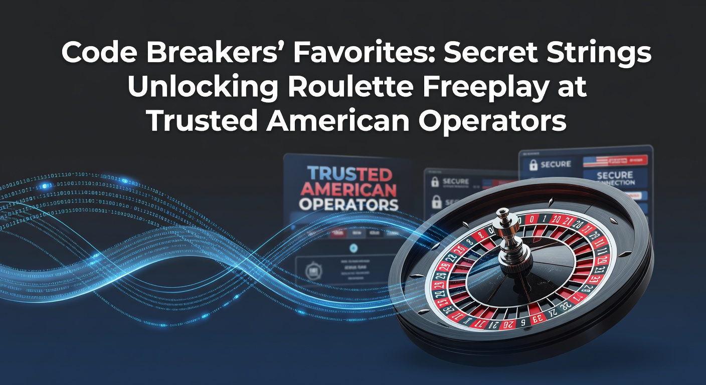 Vibrant roulette wheel spinning with digital code overlays highlighting secret promo strings for freeplay access at US casinos