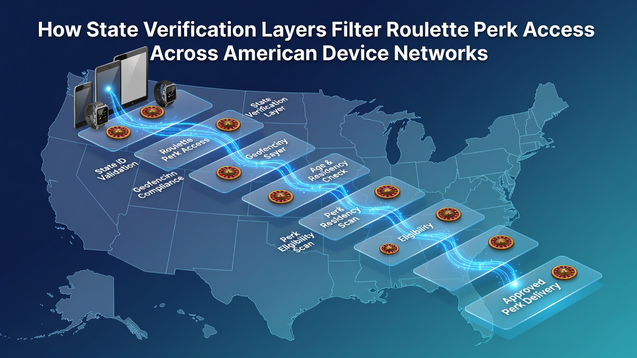 State verification systems monitoring device networks for roulette perk eligibility in regulated US markets