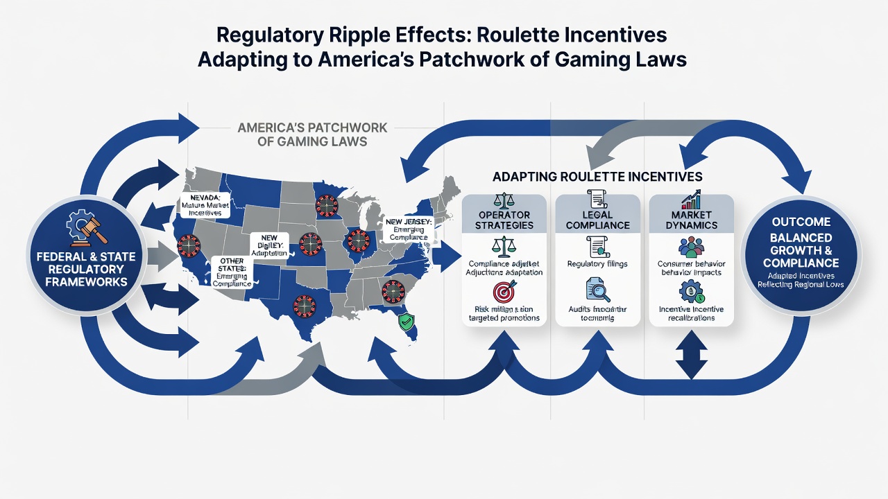 Chart displaying shifts in roulette incentive parameters after regulatory updates in multiple states during 2026