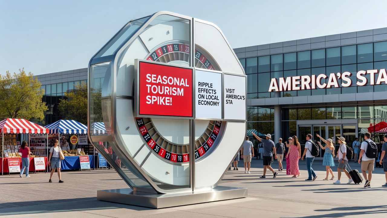 Analytics dashboard showing seasonal player traffic and roulette bonus redemption trends across US states